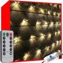 Kurtyna świetlna 160 LED USB- ciepły biały KŚ19762