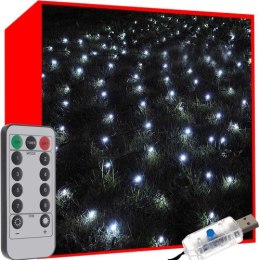 Kurtyna świetlna 160 LED USB- zimny biały KŚ19760