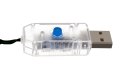 Kurtyna świetlna 160 LED USB- zimny biały KŚ19760