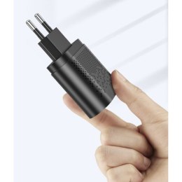 Ładowarka sieciowa 4x USB + kabel Izoxis 19908
