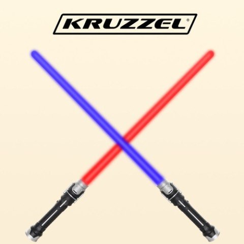 Miecz świetlny świecący- 2szt. Kruzzel 20481