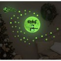 Naklejki świąteczne na okno- fluorescencyjne 20356