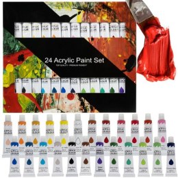 Farby akrylowe 24szt.- 12ml. Maaleo 20363