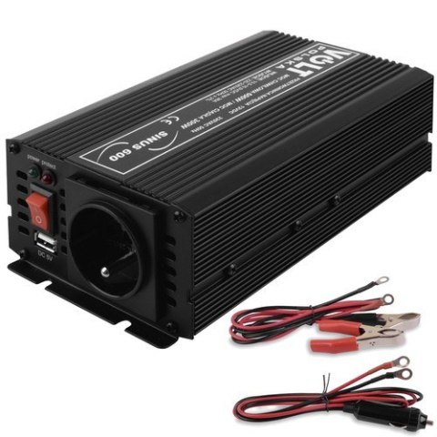 Przetwornica SINUS 600 12/230V (300/600W)