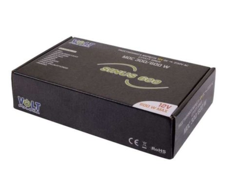 Przetwornica SINUS 600 12/230V (300/600W)