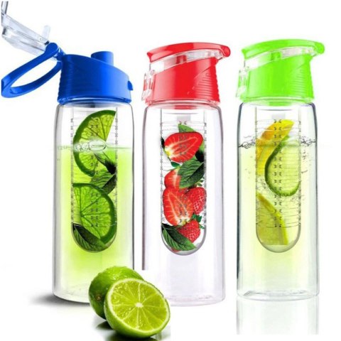BIDON BUTELKA Z WKŁADEM NA OWOCE LÓD WODE 700ML XJ021