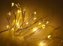LAMPKI DRUCIK DRUCIKI 20 LED NA BATERIE BIAŁY CIEPŁY 2X AA