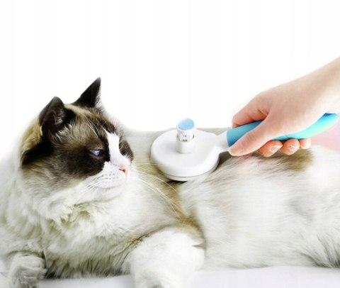 SZCZOTKA DO SIERŚCI DLA PSA KOTA SAMOCZYSZCZĄCA XL 20CM