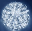 WĄŻ ŚWIETLNY ZEWNĘTRZNY LED LAMPKI BIAŁY ZIMNY IP44 10M