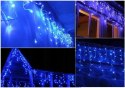 SOPLE 300 GRUBE ZEWNĘTRZNE LED LAMPKI NIEBIESKI IP44 FLASH 12M