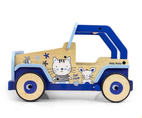 Milly Mally Zabawka Chodzik-Pchacz dla dzieci Explorer Fox and Friends