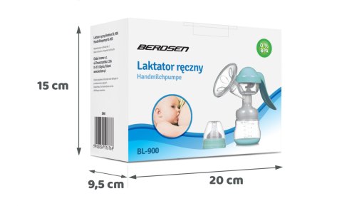 Laktator ręczny z akcesoriami Berdsen BL-900