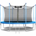 Trampolina ogrodowa 12ft/374cm z siatką wewnętrzną i drabinką Neo-Sport