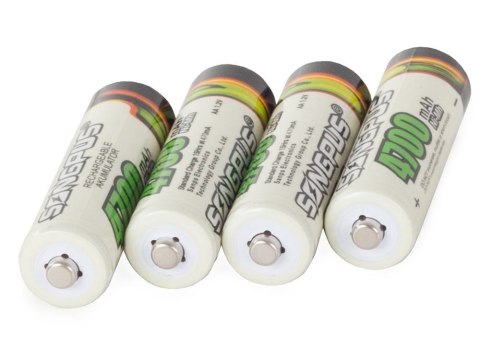 4szt. Bateria akumulatorki aa r6 4700mah paluszki