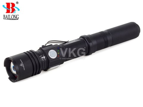 BAILONG LATARKA WOJSKOWA LED CREE USB XM-L3-U3 W557