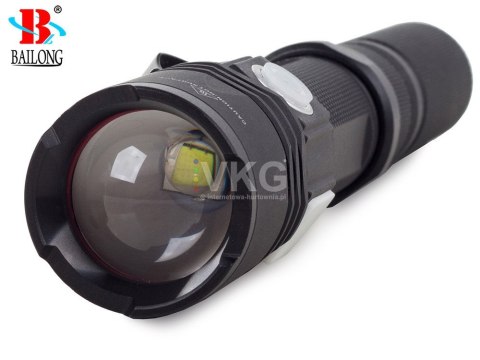 BAILONG LATARKA WOJSKOWA LED CREE USB XM-L3-U3 W557