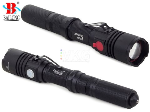 BAILONG LATARKA WOJSKOWA LED CREE USB XM-L3-U3 W557