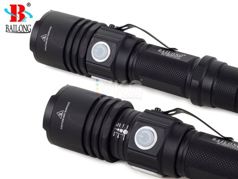 BAILONG LATARKA WOJSKOWA LED CREE USB XM-L3-U3 W557