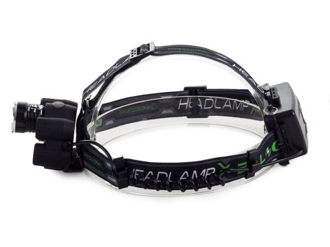 Bailong latarka czołowa 5x led + cob cree xm-l t6