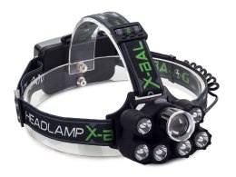 Bailong latarka czołowa 7 x led uv cree xm-l t6