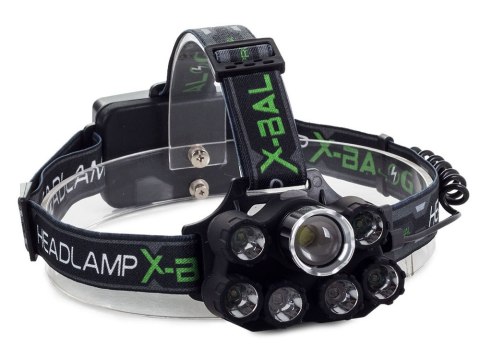 Bailong latarka czołowa 7 x led uv cree xm-l t6