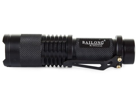 Bailong latarka taktyczna LED CREE zoom XM-L T6