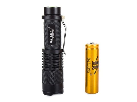 Bailong latarka taktyczna LED CREE zoom XM-L T6