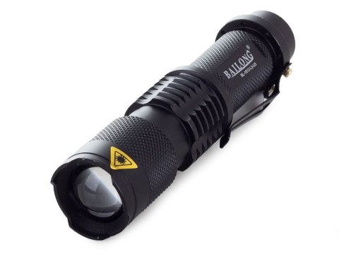 Bailong latarka taktyczna LED CREE zoom XM-L T6