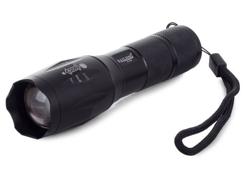Bailong latarka taktyczna led cree zoom xm-l t6