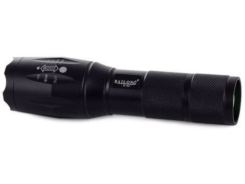 Bailong latarka taktyczna led cree zoom xm-l t6