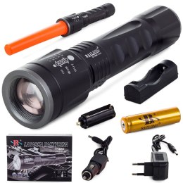 Bailong latarka taktyczna led cree zoom xm-l t6