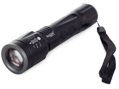 Bailong latarka taktyczna led cree zoom xm-l t6