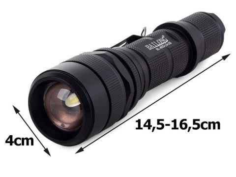 Bailong latarka taktyczna usb led cree xm-l t6