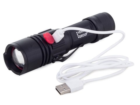 Bailong latarka wojskowa cree usb xm-l t6 w556