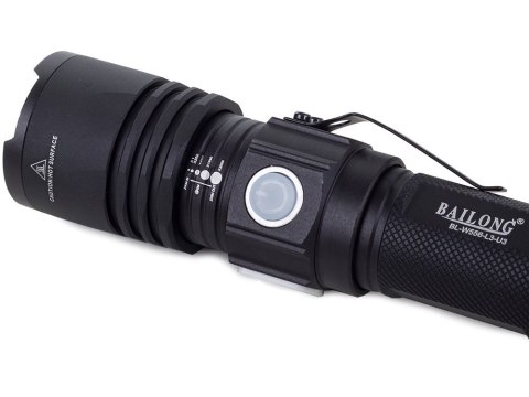 Bailong latarka wojskowa cree usb xm-l t6 w556
