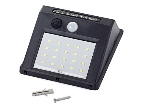 Lampa solarna z czujnikiem ruchu zmierzchu 20 led