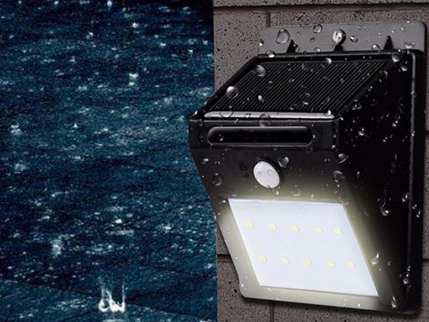 Lampa solarna z czujnikiem ruchu zmierzchu 20 led