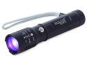 Latarka taktyczna Bailong zoom CREE XP-E Q5 UV LED