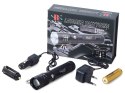 Latarka taktyczna Bailong zoom CREE XP-E Q5 UV LED