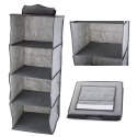ORGANIZER DO SZAFY WISZĄCA PÓŁKA Z 4 PÓŁKAMI 80cm