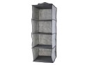 ORGANIZER DO SZAFY WISZĄCA PÓŁKA Z 4 PÓŁKAMI 80cm