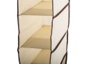ORGANIZER DO SZAFY WISZĄCA PÓŁKA Z 5 PÓŁKAMI 70cm