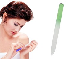 Pilnik do paznokci szklany dwustronny 14cm manicur