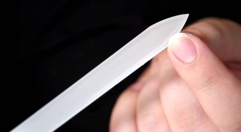 Pilnik do paznokci szklany dwustronny 14cm manicur