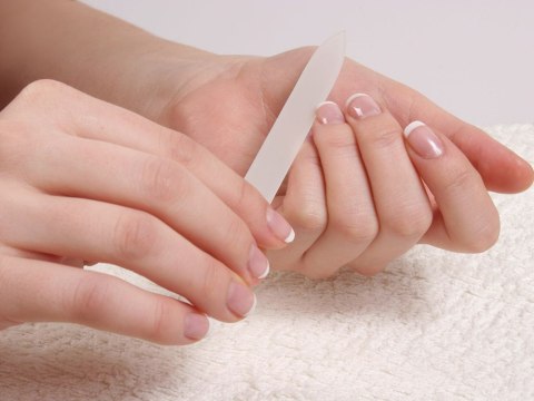 Pilnik do paznokci szklany dwustronny 14cm manicur