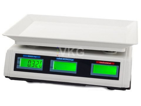 WAGA KALKULACYJNA SKLEPOWA 40kg POLSKIE NAPISY PL