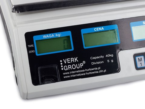 Waga sklepowa elektroniczna kalkulacyjna 40kg/5g