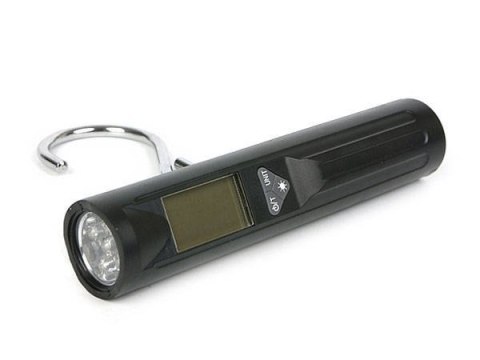 Waga wędkarska elektroniczna lcd 40kg latarka led