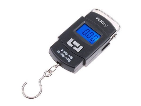 Waga wędkarska hakowa bagażowa elektroniczna 50kg