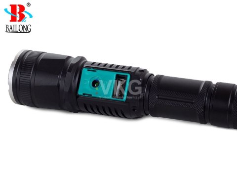 BAILONG LATARKA WOJSKOWA ZOOM LED CREE XM-L3-U3 K128